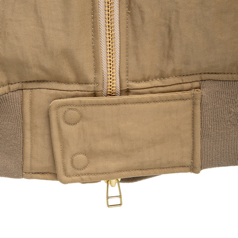 Merely Made Merely Premium Fluffy Vintage MA-1 Jumper Harvest Gold 23FMLPR211JP Degli Uberti